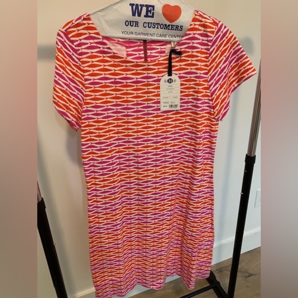 HATLEY Tshirt dress- Tropical Fish - Short sleeve